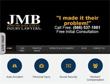 Tablet Screenshot of calljmb.com